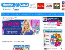 Tablet Screenshot of eldoctorencasa.com.py